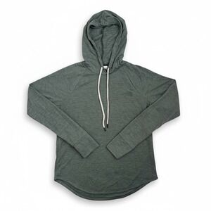 The North Face Womens Green Long Sleeve Hooded Pullover Top Size S